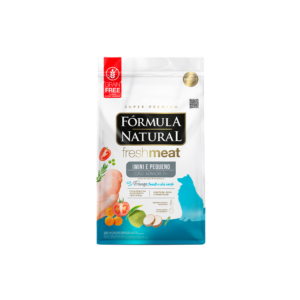 Ração Cão Formula Natural Fresh Meat Controle de Peso Pequeno Sabor Frango, Abóbora e Cúrcuma Adulto
